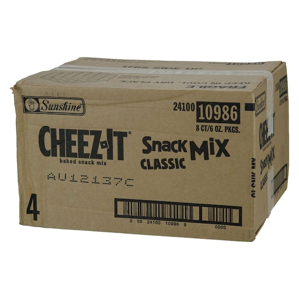 Cheez-It Cheez-It Grab Bag Reclosable Classic Snack Mix 6 oz., PK8 2410010986 - main